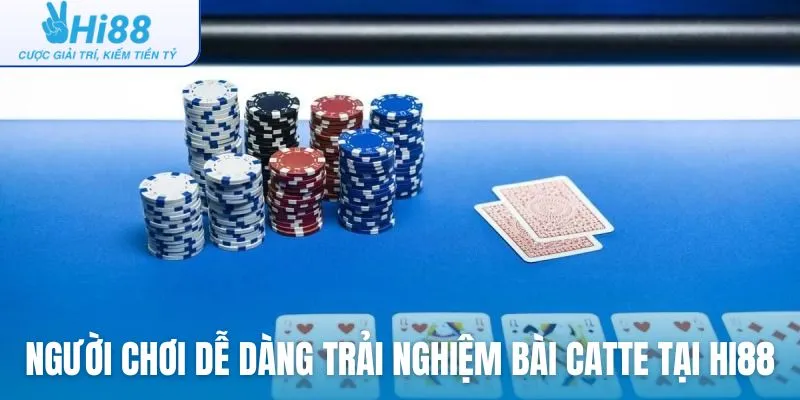 Người chơi dễ dàng trải nghiệm game bài Catte tại Hi88