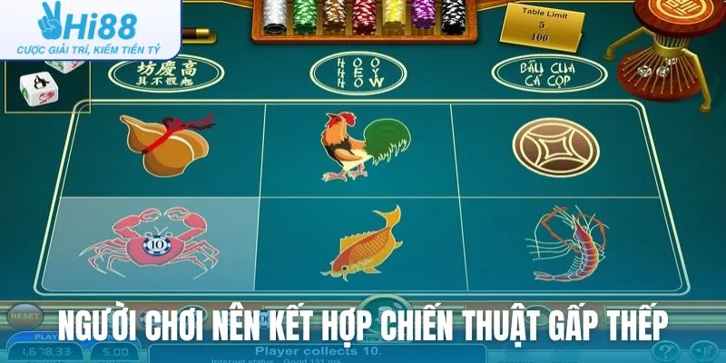 Người chơi nên kết hợp chiến thuật gấp thếp để thu hồi vốn