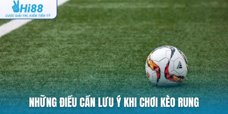 Những điều cần lưu ý khi chơi kèo rung để đánh chuẩn xác